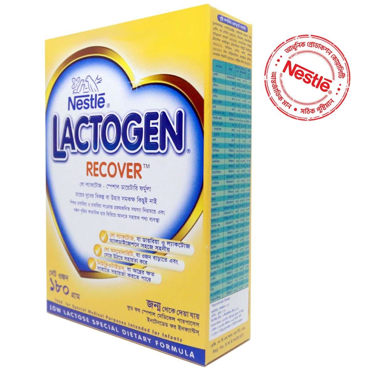 LACTOGEN RECOVER Nestle Lactogen Recover Bib