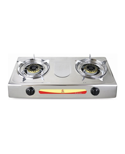 RFL- stainless-still-double-auto-gas-stove Double SS Auto Gas Stove